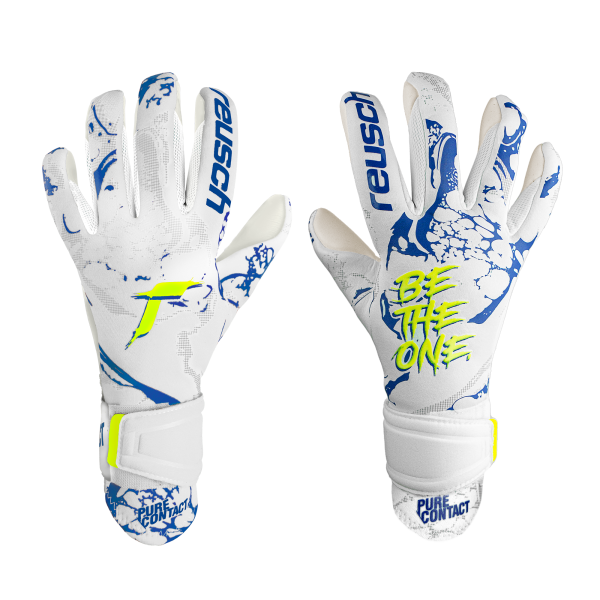 Reusch Pure Contact Silver 5370200 1089 white blue front